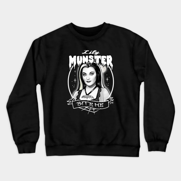 Lily Munster Crewneck Sweatshirt by Gothic Rose